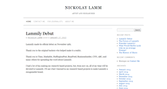 Desktop Screenshot of nickolaylamm.com