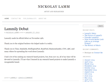 Tablet Screenshot of nickolaylamm.com